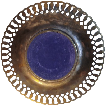 1980 ALMAN GUMUS KAPLAMA  KUSLU  DUVAR TABAGI MEYVELİK VEYA SEKERLİK OLARAKDA KULLANILABİLİNİR