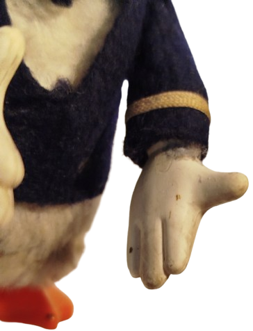 1997 WALT DİSNEY UZUN GAGALI DONALD DUCK KURMALI HAREKETLİ WEST GERMANY