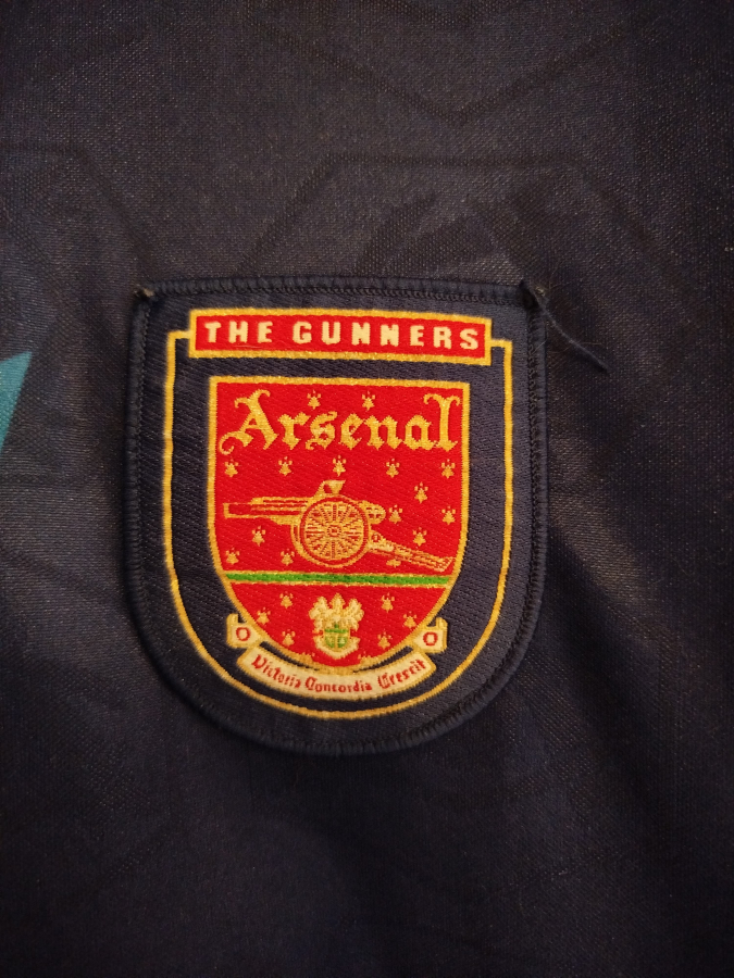 1995 1996 ARSENAL LONDON AWAY FOOTBALL SHIRT SOCCER JERSEY NIKE  XL 