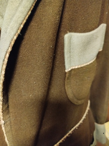 1940 ROPTESAMBIR EL DOKUMA KAHVE TONLARDA UC CEPLİ İP KUSAKLI KLASIK MODEL