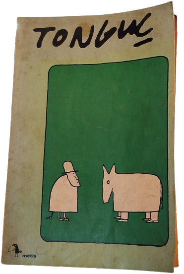 TONGUC YASAR KARİKATUR ALBUMU  METİS YAYINLARI İLK BASKI  NISAN 1983