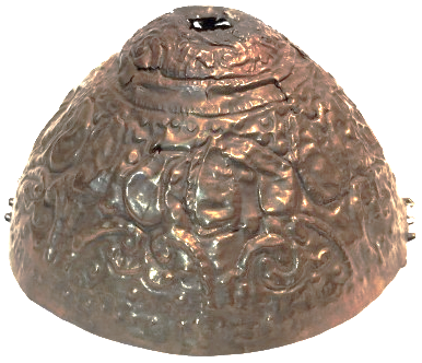 OSMANLI EL İSCİLİKLİ TEPELİK TAKILI OLAN PENEZLERİ UZERİNDEN ALINMIŞ TAKMA YERLERİ ÜZERİNDE DURMAKTA