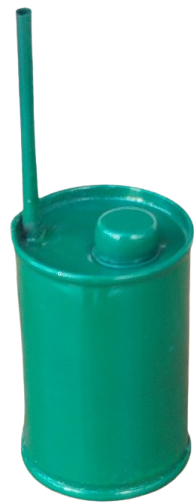  1960 TENEKE UFAK BOY KAPAKLI YAGDANLIK YESİL RENKDE