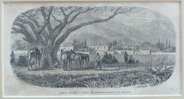 1861 OSMANLI ADAPAZARI GEYVE (gheiwhe) ESKİ GORUNTUSU GAUCHARD  E GRANDSIRE TARIFINDAN PARİS DE  YAPILMIS 