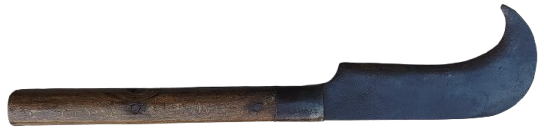 1940 SICAK EL DOGME CELİK NACAK TAHRA AHSAP SAPLI ÇALI TIRPANI 