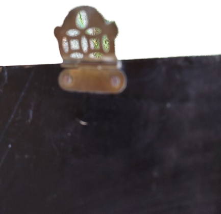 1970 JAPON EL SANATI SEDEF CİCEKLER LAKE BORDO SIYAH AHSAP PANO UZERİNDE