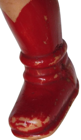 1920 EDİ GERMANY 16 BEYBİ TOYS  MİKA OYUNCAK BEBEK KIRMIZI CİZMELİ ELLER KOLLAR HAREKETLİ