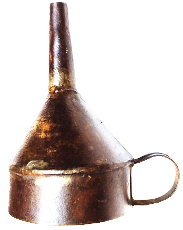 1950 GALVANİZ METAL EL YAPIM KULPLU KUCUK BOY HUNİ