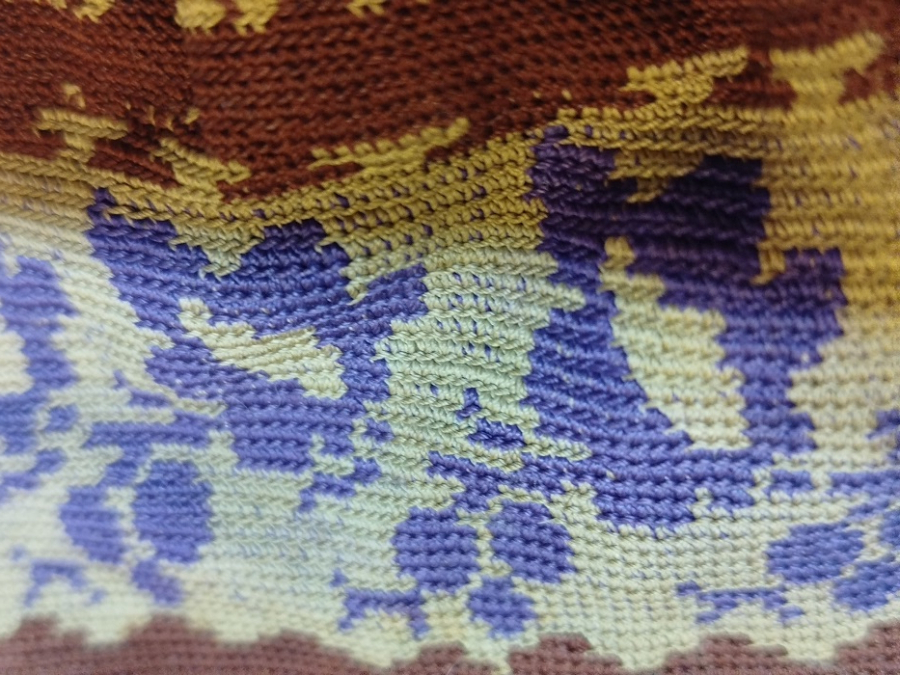 OSMANLI KESE EL İŞLEMELİ EL YAPIM KAHVERENK MOR KREM RENKLERDE PARA KESE Sİ