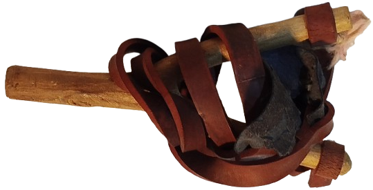 1960 EL YAPIM AHSAP CATAL KAUCUK GERGİ DERİ YUKLEME OYUNCAK TAS ATAN SAPAN