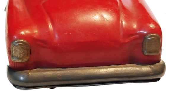 1960 KIRMIZI TENEKE MERCURY OYUNCAK ARABA OTOMOBİL 