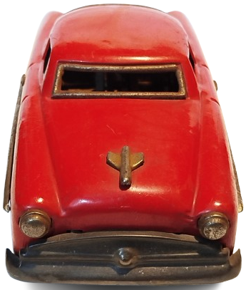 1960 KIRMIZI TENEKE MERCURY OYUNCAK ARABA OTOMOBİL 