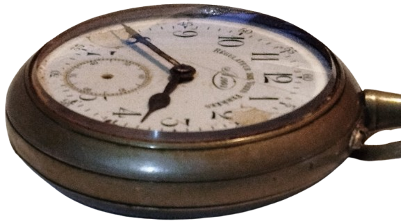 REGULATEUR DES VOIES  FERREES 1003 DEMİRYOLLARINA RAY YAPAN FİRMANIN BUYUK BOY CEP SAATİ