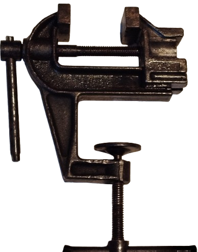 UFAK BOYDA CELİK  MENGENE SAATCİ KUYUMCU MENGENESİ TEZGAH KENARINA BAGLANMA 2 NUMARA