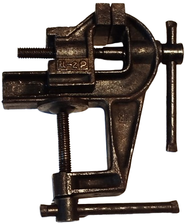 UFAK BOYDA CELİK  MENGENE SAATCİ KUYUMCU MENGENESİ TEZGAH KENARINA BAGLANMA 2 NUMARA