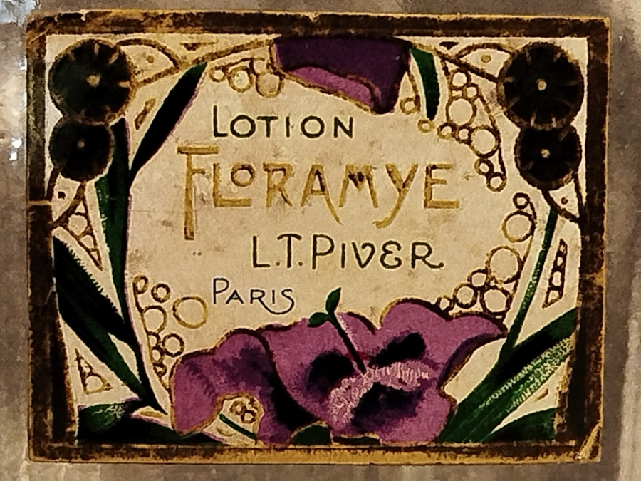 1940 LOTION FLORAMYE L.T.PİVER  COLOGNE PARIS KOLONYA KAPAKLI SİSE