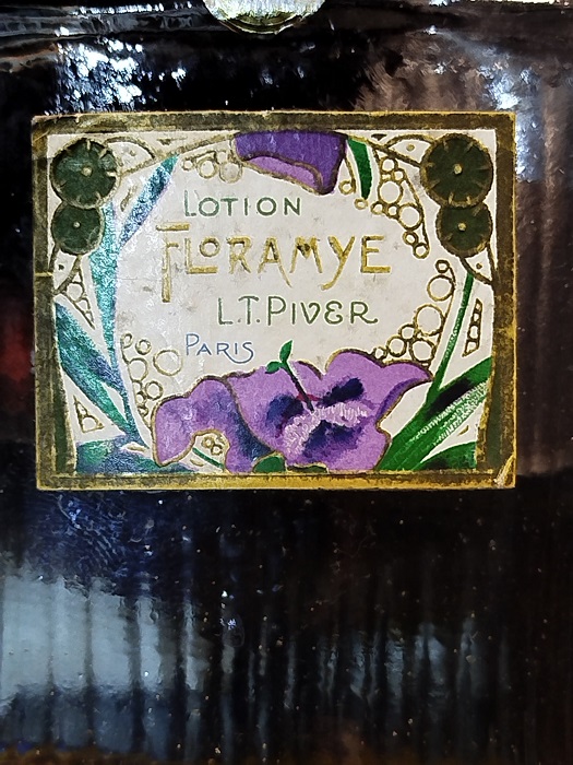 1940 LOTION FLORAMYE L.T.PİVER  COLOGNE PARIS KOLONYA KAPAKLI SİSE