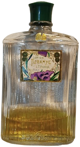 1940 LOTION FLORAMYE L.T.PİVER  COLOGNE PARIS KOLONYA KAPAKLI SİSE