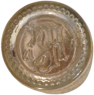 1900 MINYAK ANGIN CAP SING  KWAN LOONG OIL MANTAR KURSUN TIPALI CAM İLAC ŞİŞESİ İCİ BOS