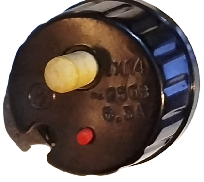 1940 OTOMATİK BAKALIT SİGORTA 1 P MODELİ 220 VOLT 6,3 AMPER