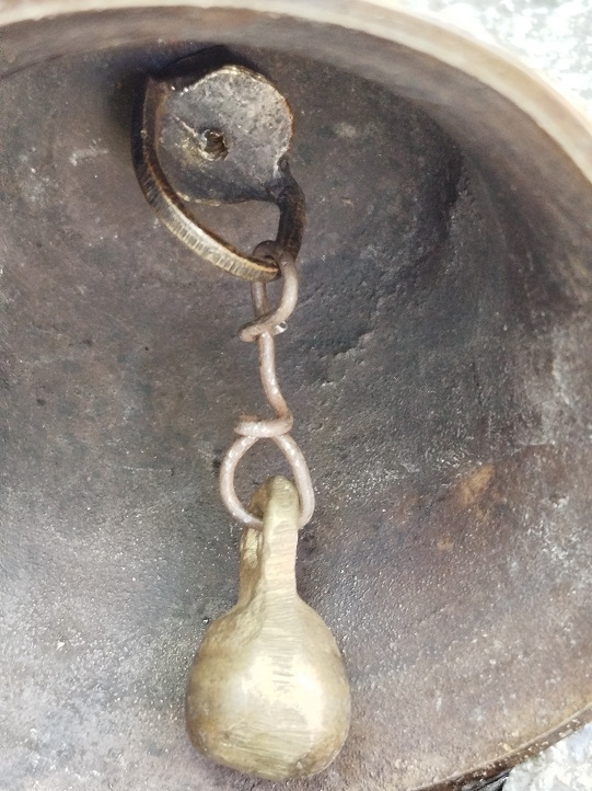 1950 BRONZ AHSAP SAPLI SALLAMA ZİL OKULLARDA VE SOKAK SEYYAR SATICILARI KULLANIR