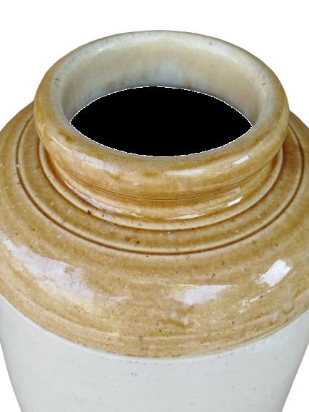 1. DÜNYA SAVAŞI & ÇANAKKALE SAVAŞI SRD. TERRACOTTA PİŞMİŞ İNGİLİZ KUP SAKLAMA KABI