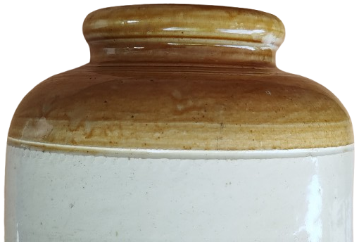 1. DÜNYA SAVAŞI & ÇANAKKALE SAVAŞI SRD. TERRACOTTA PİŞMİŞ İNGİLİZ KUP SAKLAMA KABI