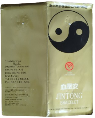 1970 JINTONG BRACELET UZAK DOGU TANSIYON STRES DUZENLEYİCİ KOL SAATİ KUTUSUNDA 