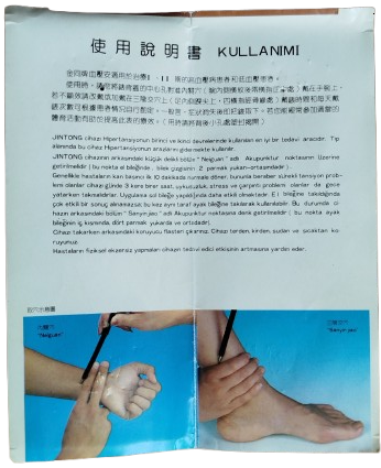 1970 JINTONG BRACELET UZAK DOGU TANSIYON STRES DUZENLEYİCİ KOL SAATİ KUTUSUNDA 