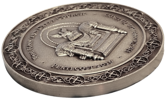 1991 2016 YILLARINDA İSTANBULDA RUM ORTODOKS  EKUMENİK PATRİK BARTHELOMOS BRONZ MADALYA 