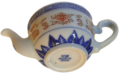 CİN CAY KULTURU TİRYAKİ CAY DEMLEME SETİ PORSELEN TAM TALIK MINYATUR BOYDA