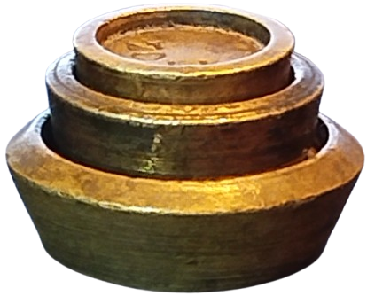 1900 ANTİKA BRONZ  İNGİLİZ DAMGALI POSTA TERAZİ TARTI DİRHEM LOTU 3 FARKLI YUVARLAK FORMDA AGIRLIK