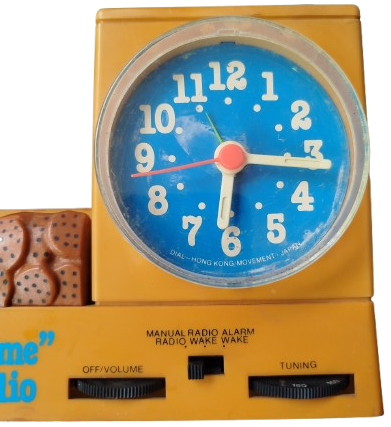 1977 SUSAM SOKAGI KURABİYE CANAVARI FIRINDA KURABİYE PİSİRIYOR SAAT RADYO ALARM