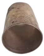 ÜZERİ KALEM İŞÇİLİKLİ VE DAMGALI ANTİKA TERZİ YÜKSÜĞÜ