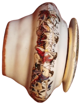 KOS HİPPOCRATES TIBBIN BABASI OLARAK BİLİNEN PORSELEN KAPAKLI KUTUSUNDA AFRODİZYAK KREM