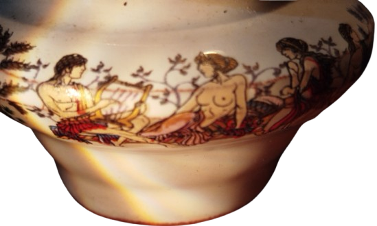 KOS HİPPOCRATES TIBBIN BABASI OLARAK BİLİNEN PORSELEN KAPAKLI KUTUSUNDA AFRODİZYAK KREM