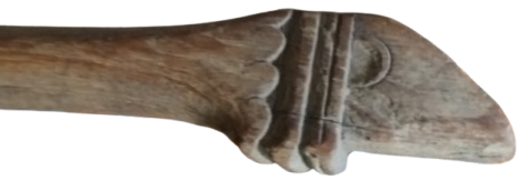 OSMANLI AHSAP UZERİ EL OYMA İSCİLİKLİ TEK PARCA MASIFDEN OYMALI GELİN TASIMA ASKI TAHTASI