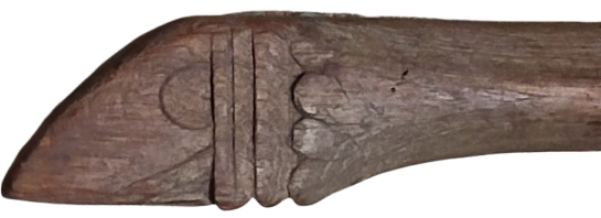 OSMANLI AHSAP UZERİ EL OYMA İSCİLİKLİ TEK PARCA MASIFDEN OYMALI GELİN TASIMA ASKI TAHTASI