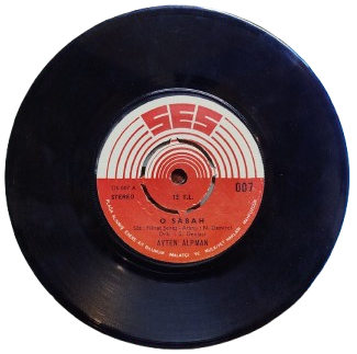 AYTEN ALPMAN  A- O SABAH  B- BEN VARIM İSTANBUL GELİSİM ORKESTRASI ORJINAL BASKI