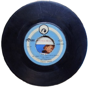 TANJU OKAN YALANCI  DARLA DİRLADA 45 LİK PLAK 