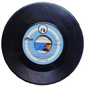 TANJU OKAN YALANCI  DARLA DİRLADA 45 LİK PLAK 