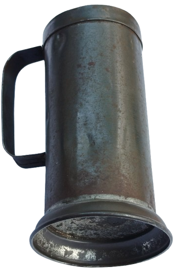 1960 UZERİ TC KONTROL TEST DAMGALI 250 GR SİVI OLCEGİ GALVANIZDEN ELDE YAPILMA 