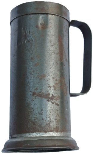 1960 UZERİ TC KONTROL TEST DAMGALI 250 GR SİVI OLCEGİ GALVANIZDEN ELDE YAPILMA 