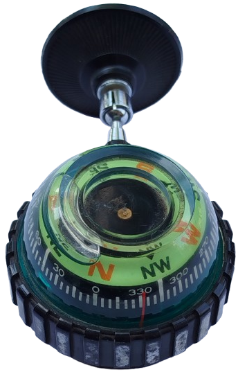 1970 ALMAN MALI KALİBRASYON YON BULMA SULU DOGU BATI GUNEY KUZEY YONLERİ GÖSTEREN HAREKETLİ PUSULA 