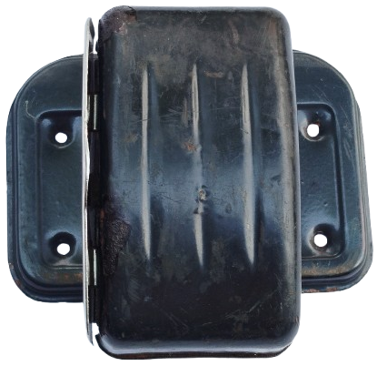 1970 ARAC İCİ  METAL KAPAKLI KULLUK GENELDE OTOBUSLERDE KOLTUKLARIN ARKASINA TAKILARAK KULLANILIRDI