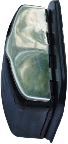 1970 ARAC İCİ  METAL KAPAKLI KULLUK GENELDE OTOBUSLERDE KOLTUKLARIN ARKASINA TAKILARAK KULLANILIRDI