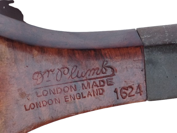 LONDON ENGLAND 1624 DR PLUMB PİPES GÜL AGACI KÖKÜNDEN AHŞAP PİPO 
