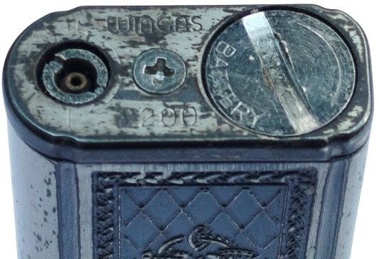 1970 WIN GAZ VİNTAGE BUTANE LİGHTER 8200 JAPAN PİLLİ GAZLI CAKMAK GUMUS KAPLAMA