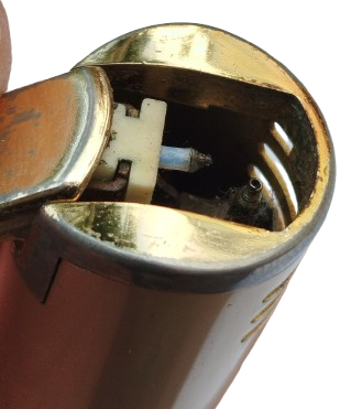 1970 CAKMAK VINTAGE RONDO ELECTRONIC LİGHTER JAPAN YUVARLAK SİLİNDİR FORMDA CAKMAK