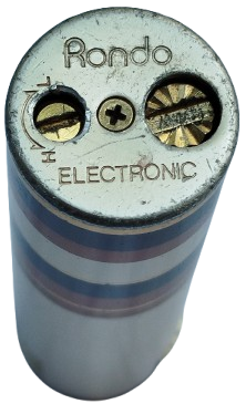 1970 CAKMAK VINTAGE RONDO ELECTRONIC LİGHTER JAPAN YUVARLAK SİLİNDİR FORMDA CAKMAK